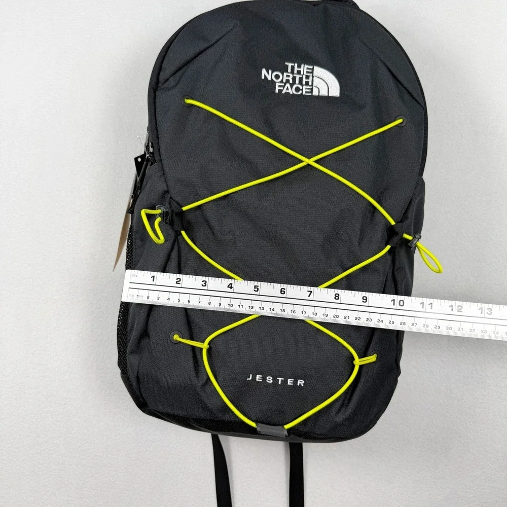 The North Face Jester Backpack 28L Black/Yellow NF0A3VXF 15 Inch Laptop Bag NEW